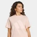 Camiseta Adidas Logo Feminina - Rosa