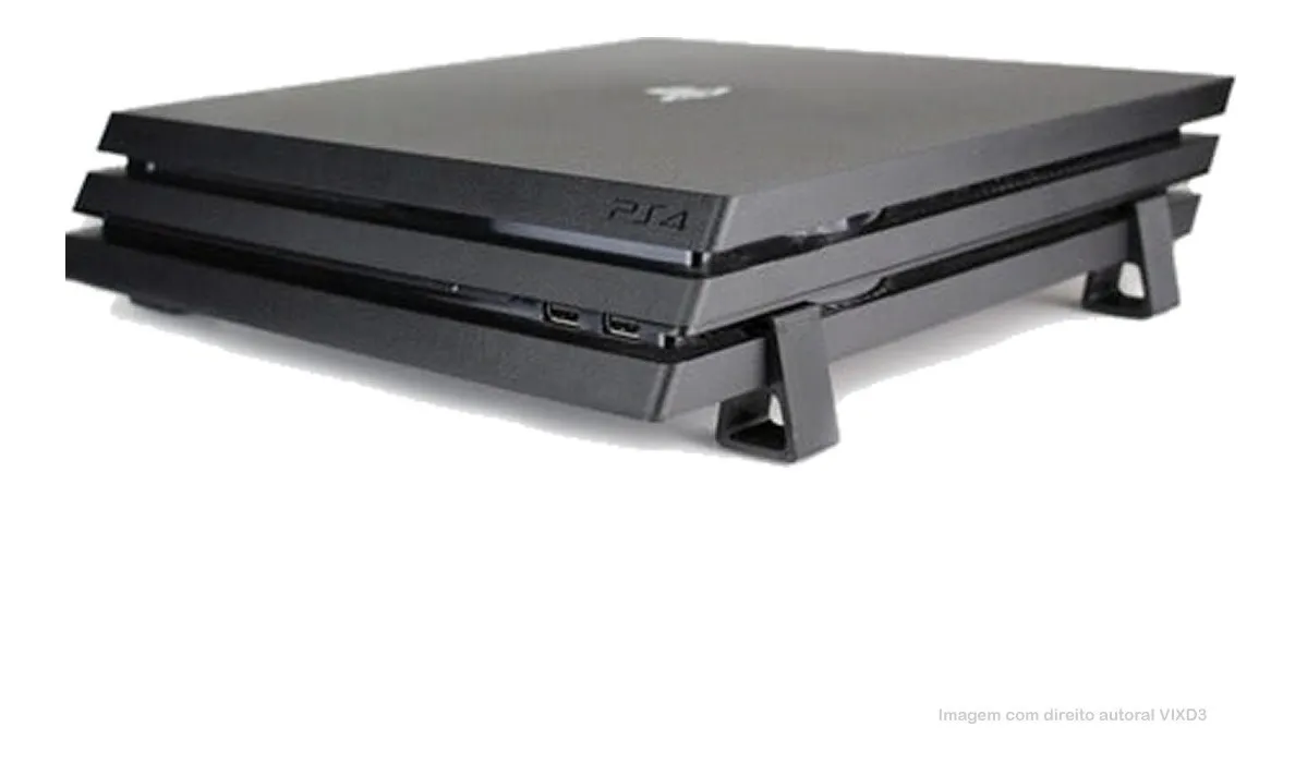 Suporte Horizontal Kit Ps4 Pro Ante Aquecimento Playstation