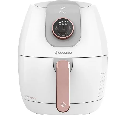 Fritadeira Sem Óleo 3L Cadence Dream Rosé Gold