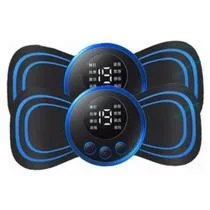 Kit 2 Mini Massageador Elétrico Portátil Cervical EMS Varilex Alivia Dores Corpo Pescoço