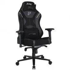 Cadeira Gamer SuperFrame Kingston Fury, Reclinável, 4D, Preto e Cinza, SF-CH-KFR4DBGH