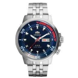 Relógio Masculino Orient Automático 469SS058NH D1SX Azul|Prata