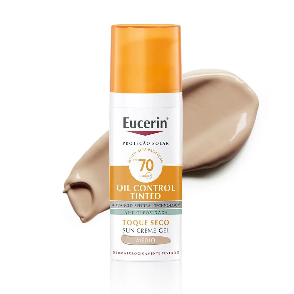 Protetor Solar Facial Eucerin Sun Oil Co...