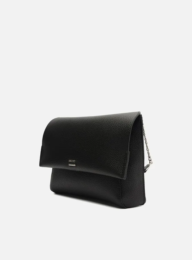 Bolsa Tiracolo Preta Média