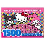 Livro para colorir infantil com adesivos Hello Kitty & Friends, Ed Online - PT 1 UN