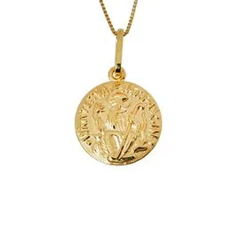 Pingente em Ouro 18K São Bento Oco Pequeno PG4410