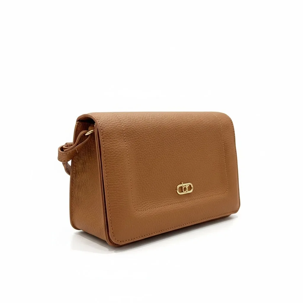 Beira Rio Bolsa Camel Transversal Ajustavel Elegante