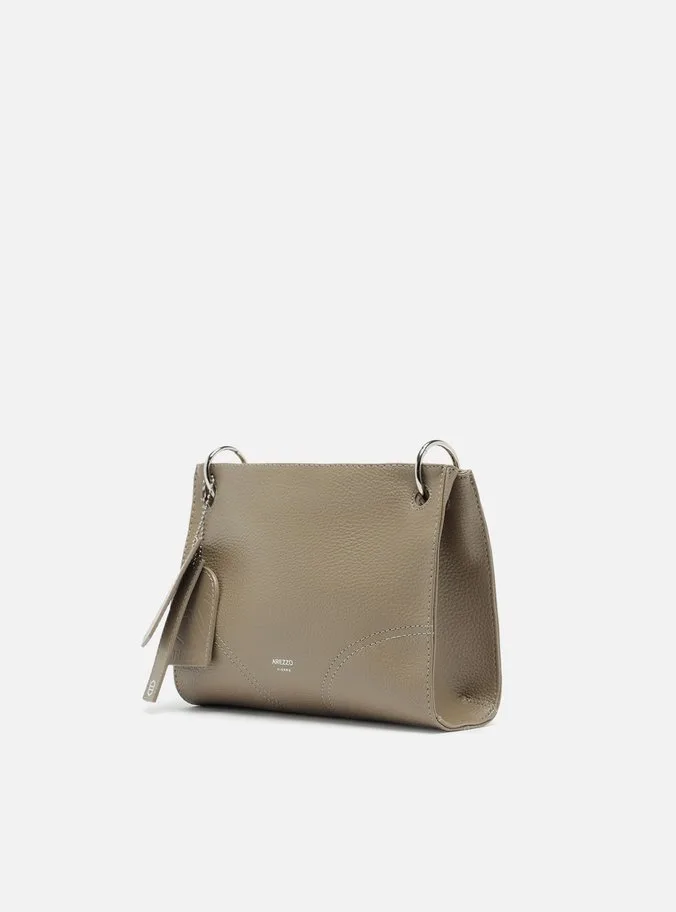 Bolsa Tiracolo Cinza Pequena