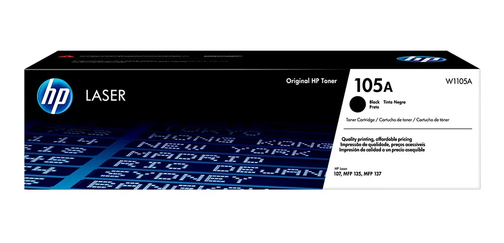 Cartucho de toner HP Laserjet preto 105a