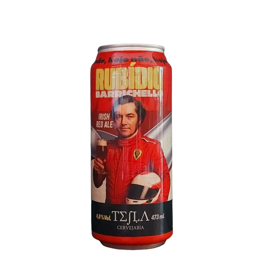 Cerveja Tesla Rubídio Barrichello Irish Red Ale 473 ml