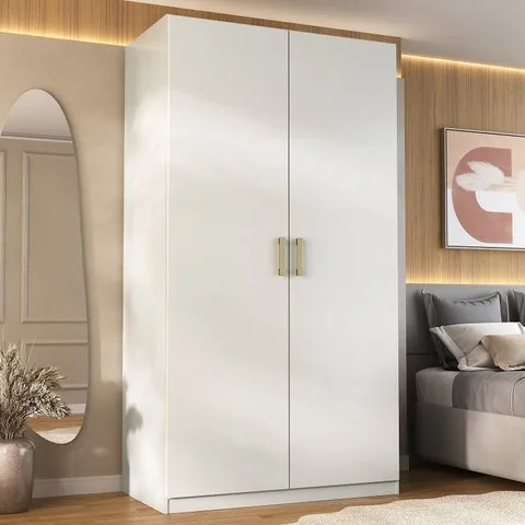 Guarda-roupa Solteiro 2 Portas 100% Mdf Marsala