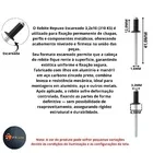 Rebite Repuxo Escareada 312 Ks 3,2x12 Aluminio Preto Pct C/100 Pcs New-fix 2032701