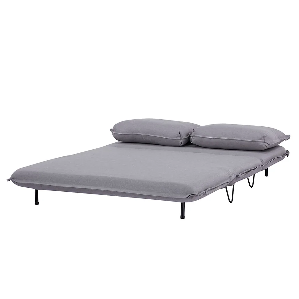 Sofá-Cama 2 Lugares Casal Bergamo Cinza Claro