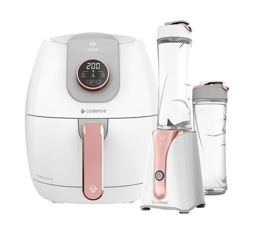 Kit Cadence Dream Rosé Gold - Fritadeira e Blender
