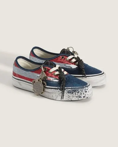 tênis authentic charms red navy