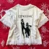 camiseta fleetwood mac com renda