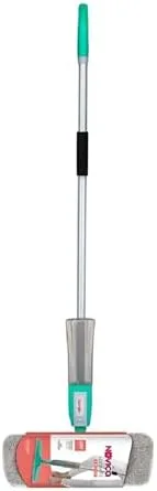 Noviça - Mop Spray Fit e Tecido de Microfibra para Limpeza Rápida, Cabo Articulado e Reservatório Plástico para Inserção do Produto de Limpeza, Bettanin
