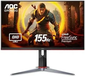 Monitor Gamer AOC HERO QUAD 27" 155Hz QHD 1440p 1ms AMD FreeSync Q27G2
