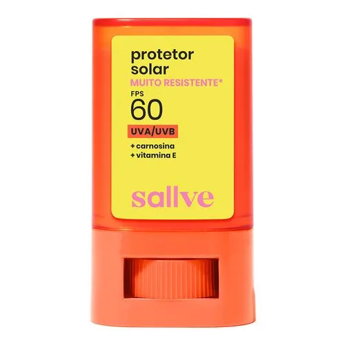 Protetor Solar Facial Sallve FPS 60 Super Resistente 15g Stick - Drogarias Pacheco