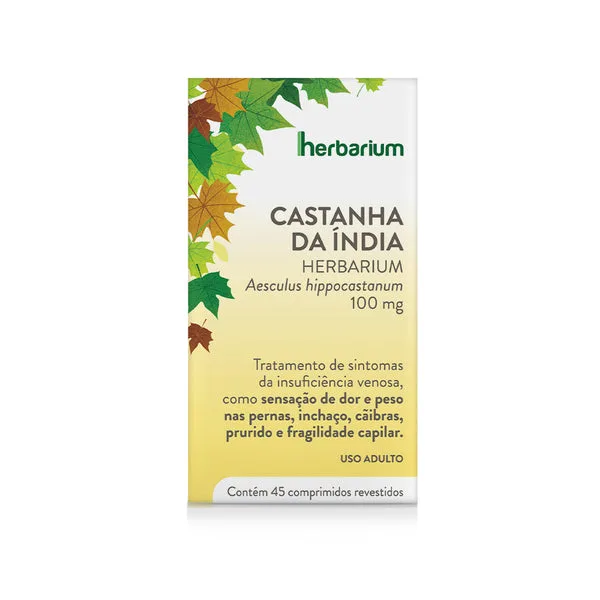 Castanha da Índia Herbarium 100 mg 45 comprimidos