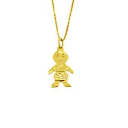 Pingente em Ouro 18k Menino Pequeno - PG0039