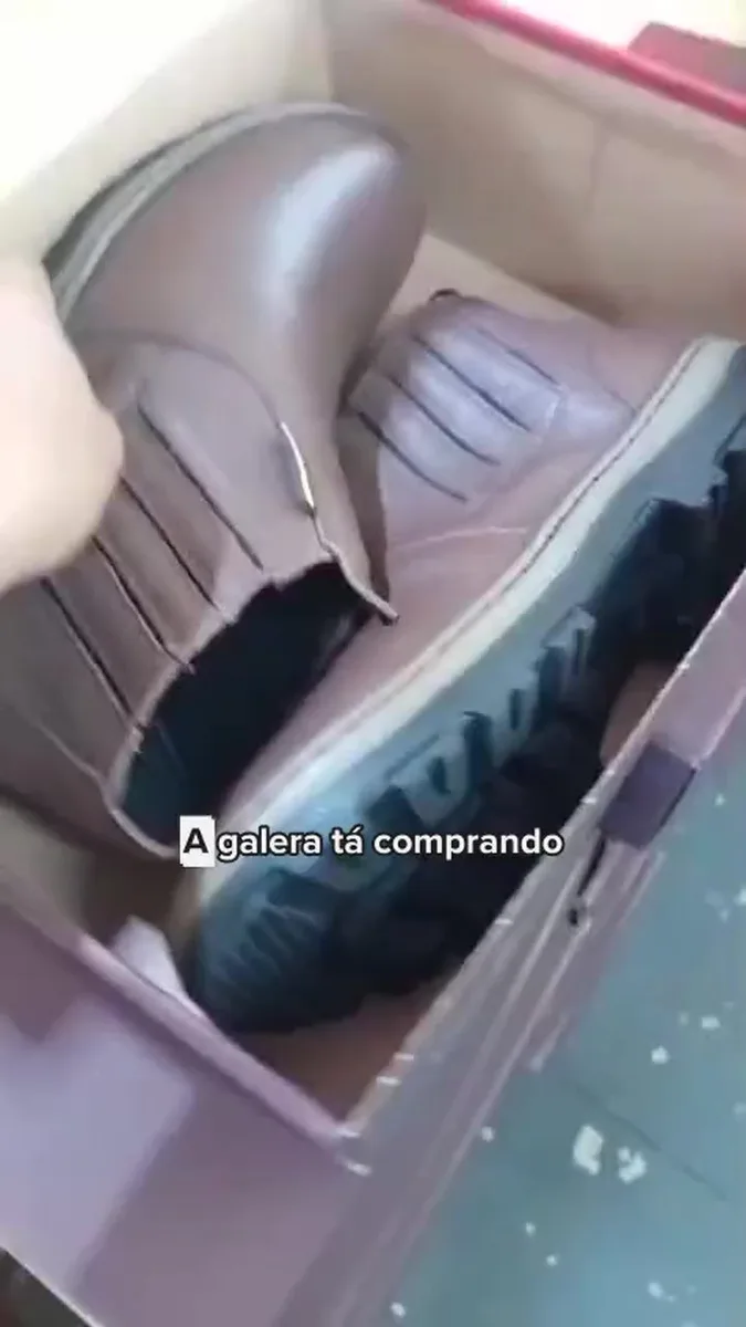 Bota Botina Em Couro Trabalho Ou Passeio