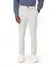 calça chino slim de alfaiataria masculina com elástico no cós azul