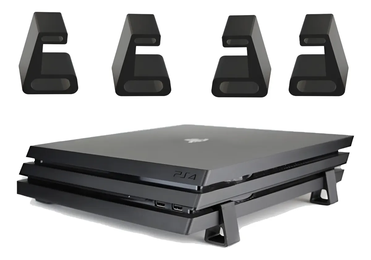 Suporte Horizontal Kit Ps4 Pro Ante Aquecimento Playstation