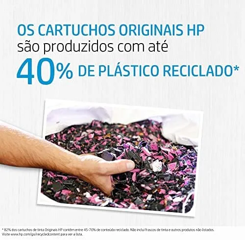 Cartucho HP 667XL(8,5 ml) Colorido (3YM80AB) Para HP Deskjet 2376, 2776, 6476, 5076, 5276