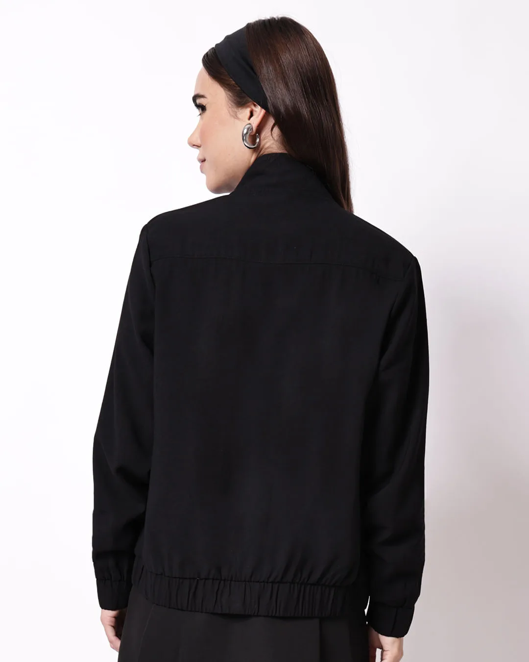 Jaqueta Feminina Berry & Co. Alfaiataria com Lapela Preta