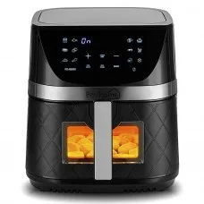 Fritadeira Elétrica Air Fryer Pro Home Family PRO, 100% Digital, Com Visor, 8L, 110V, Preto e Inox, PH-AF-FP1700WB8LS110D