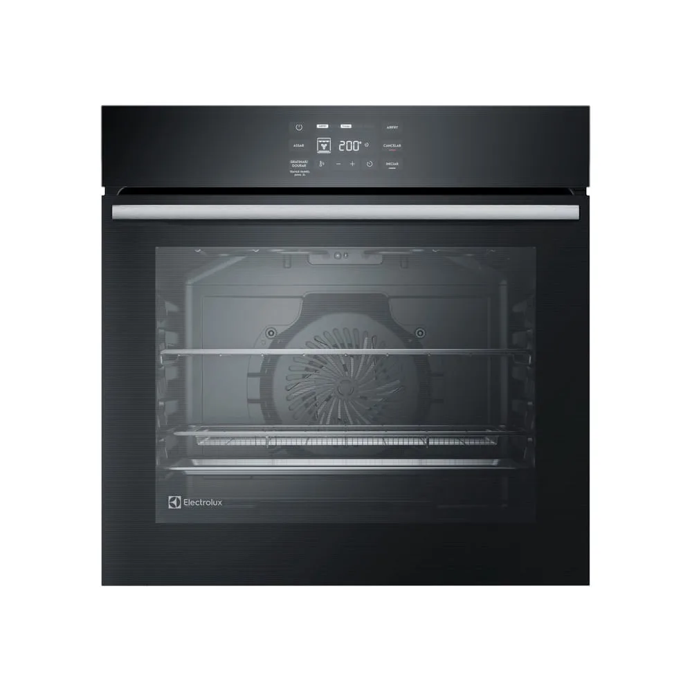 Forno Elétrico de Embutir Electrolux Experience com 80 Litros de Capacidade, Grill e Painel Touch Preto - OE8EA