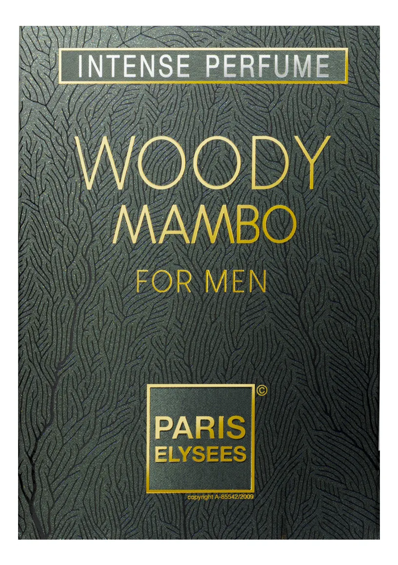 Paris Elysees Intense Woody Mambo For Men EDT 100 ml para masculino