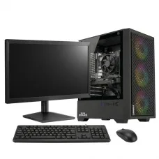 PC GAMER SOLDIER Intel Core i3 8100 / AMD Radeon RX 550 / 8GB DDR4 / SSD 256GB / Monitor 19 Pol