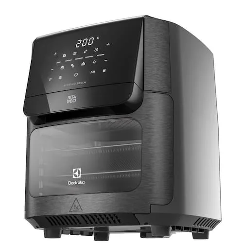 Fritadeira Elétrica Sem Óleo Air Fryer Oven Electrolux Experience Digital Por Rita Lobo EAF90 12L – Grafite - 220V