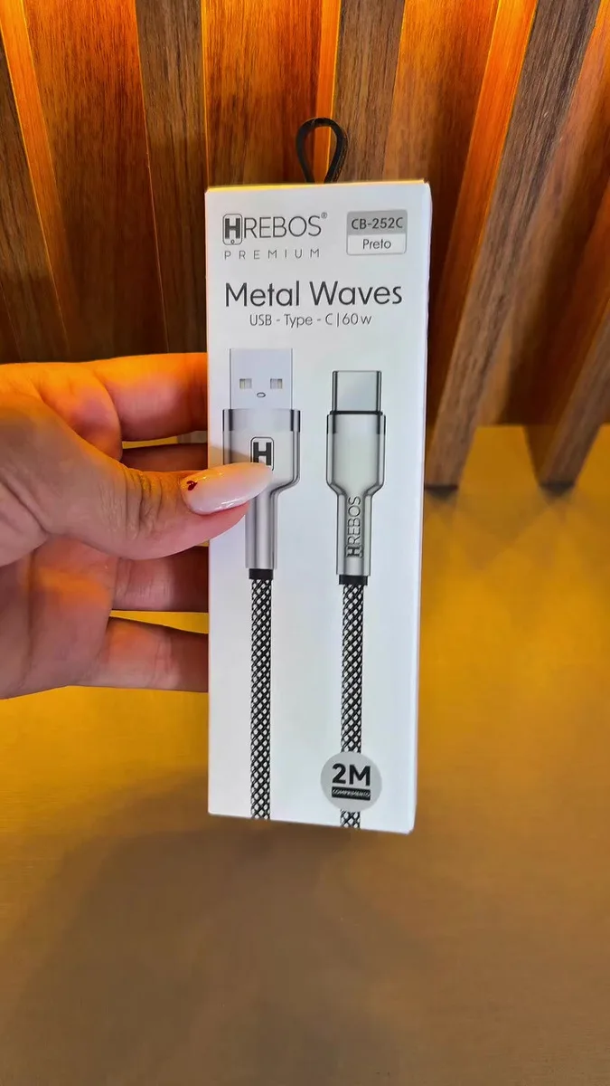 Cabo Usb Carregador Tipo-c 60w 2 Metros Ice Coorel Reforçado