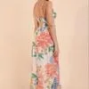 vestido mídi arara em flor farm - tamanho gg