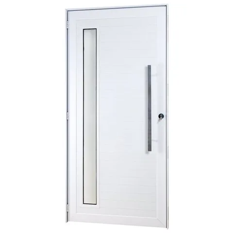Porta Lambril de Giro com Puxador e Visor Topsul 210x90cm Esquadrisul Abertura Direita