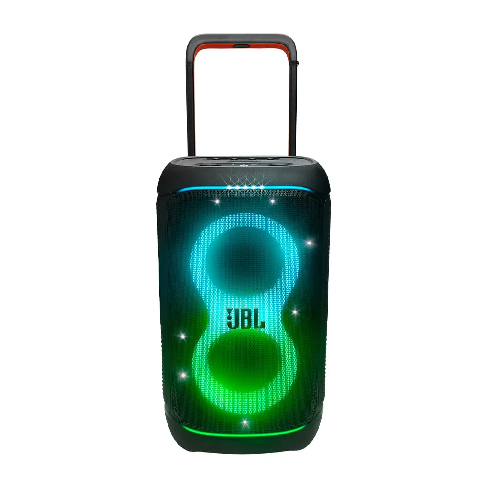 Caixa de Som Bluetooth JBL Party Box 520 BR Preta, Resistente à Respingos IPX4, Show de Luzes Futurista