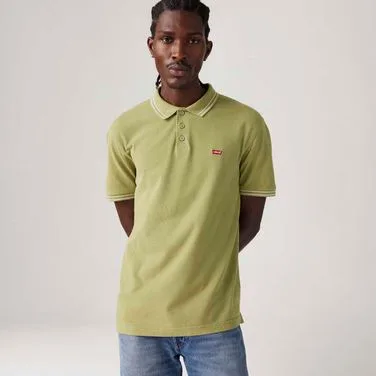 Camisa Polo Levi's® Housemark Verde Manga Curta
