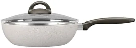 Brinox - Wok com Tampa 28Cm 4,1L Ceramic Life Suprema - Vanilla