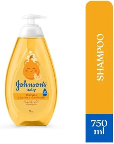 Johnson's Baby Shampoo Glicerina Para Bebê, 750ml