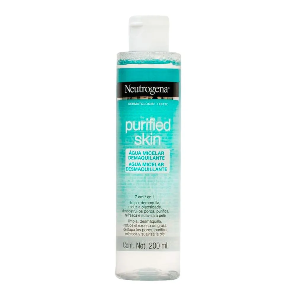Água Micelar Demaquilante Neutrogena Purified Skin 200ml - Drogarias Pacheco