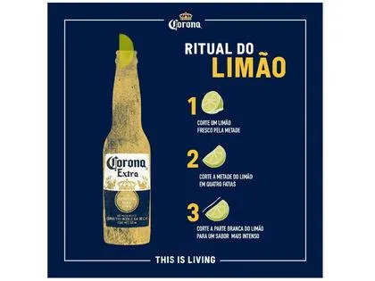 Cerveja Corona Extra Lager 6 Unidades - 330ml