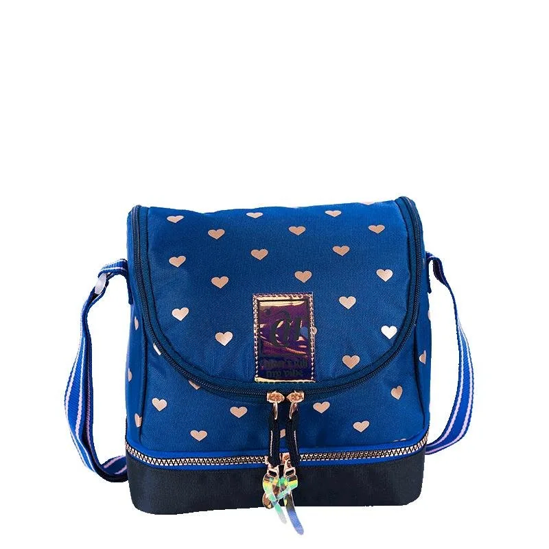 Lancheira 2 Compartimentos Capricho Wishes - Azul
