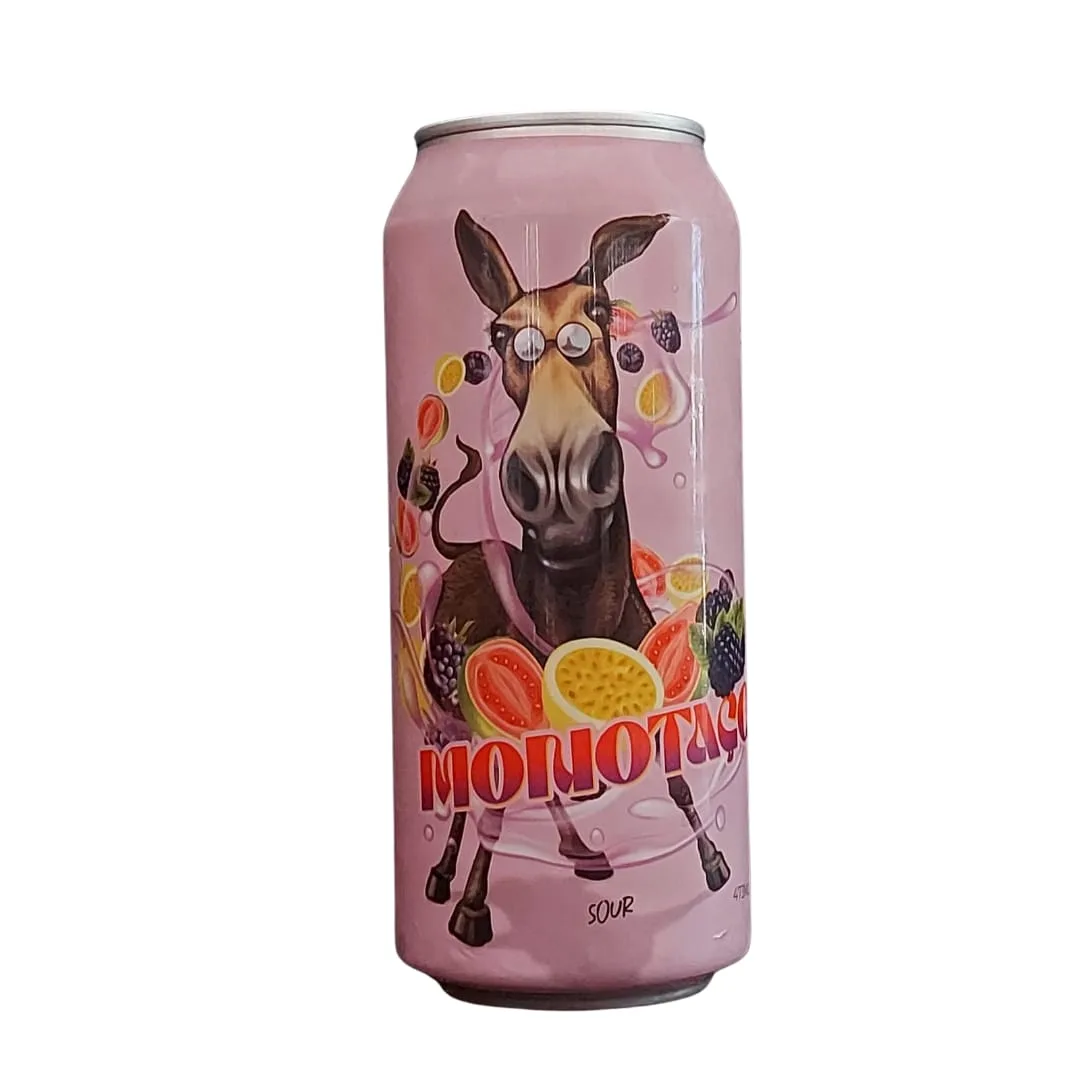 Cerveja Coice da Mula Monotaço Sour Maracujá, Amora e Goiaba 473 ml