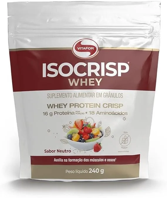 Isocrisp Whey Refil (240g), Neutro, VitaFor
