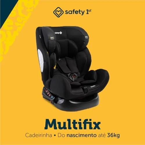 Safety 1st, Cadeirinha Multifix, 0 a 36kg, com Isofix, Black Urban