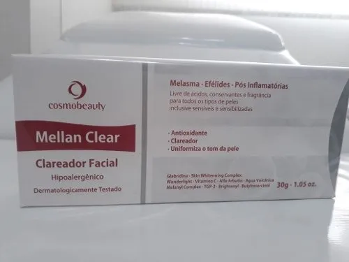 Clareador Melasmas Mellan Clear Cosmobeauty 12x Sem Juros