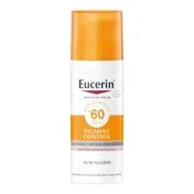 Protetor Solar Facial Eucerin FPS 60 Sun Pigment Control Antimanchas 50ml Fluido - Drogaria Sao Paulo